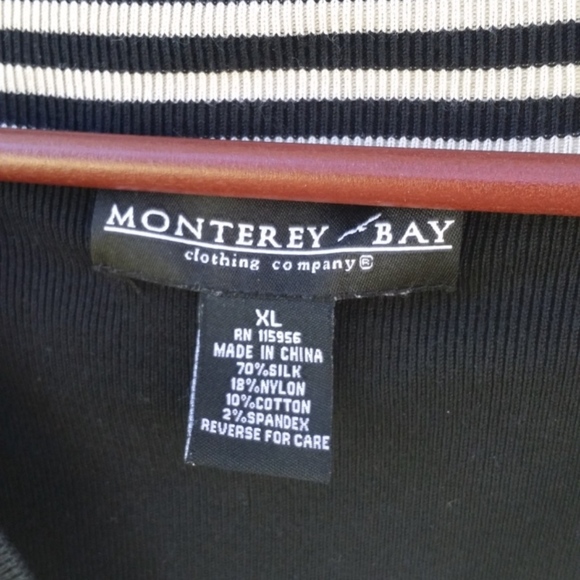 MONTEREY BAY Silk Blend Quality Sweater XL - Picture 3 of 4